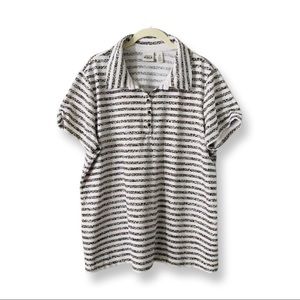 Chico’s Zynergy Golf Animal Print Polo Shirt